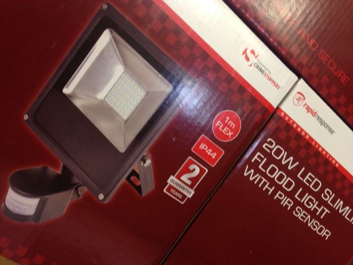 LED Flood light with PIR