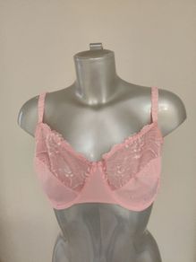 BNWT Pink lace Secret possessions underwired, non padded designed to support bra size UK38DD EU85DD Postage included