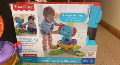 Fisher Price Silly Safari Swirlin' Surprise Elephant
