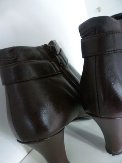 Brown ankle boots Leather Wallis Size Uk 6 Eu 39 Great Used Condition