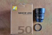 Nikon Nikkor Lens AF-S 50 mm f/1.8 G