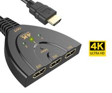 3 Port 1080P HDMI Switch 3 IN 1 OUT Hub HDMI Switcher Splitter Adapter Cable PS3
