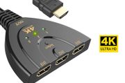 Hdmi Splitter Port 1080p Switch Hub 1 2 4k Cable Adapter Switcher Hdtv 3d Hd Out