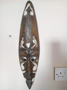 Wooden Indonesian wall mask