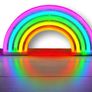 Rainbow LED Neon Light Sign Bedroom Wall Light Lamp Home Nursery Room (FREE POSTAGE) Image 3