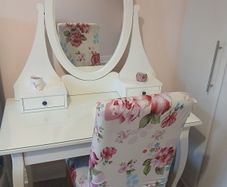 IKEA vanity dressing table and chair