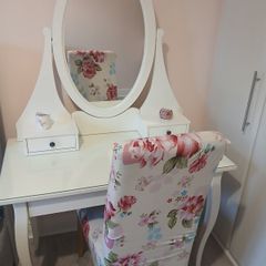 IKEA vanity dressing table and chair