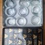 9 x Glass Tea Light holders Image 2