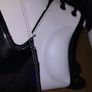 Jordan FadeAway from USA Perfect White / Black / Purple MID Basketball eu45 uk10 Image 8