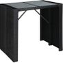 _Bar Set 9-Piece Poly rattan glass garden bar garden furniture Image 3