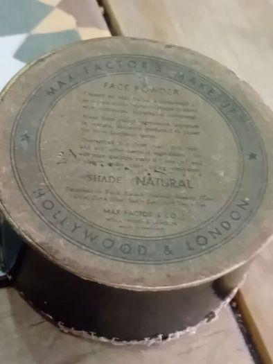 Antique Max Factor  Powder Box