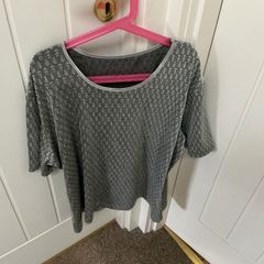 Grey mix top size 18