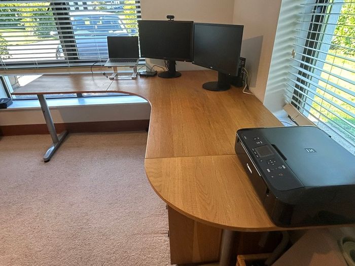 Large corner desk - Ikea Gallant