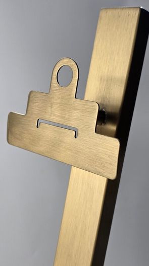 Brass Tabletop Gallery Easel