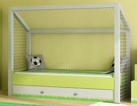 Bed , football child bed
