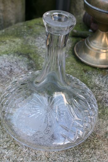 Crystal carafe Claddagh Friendship Loyalty Love