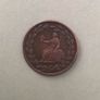 Great Britain Geo III Halfpenny 1813 British Copper Coy. Image 2