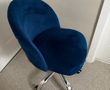 office chair blue