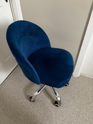 office chair blue