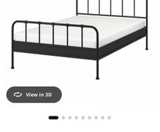 Ikea Metal Double bed frame