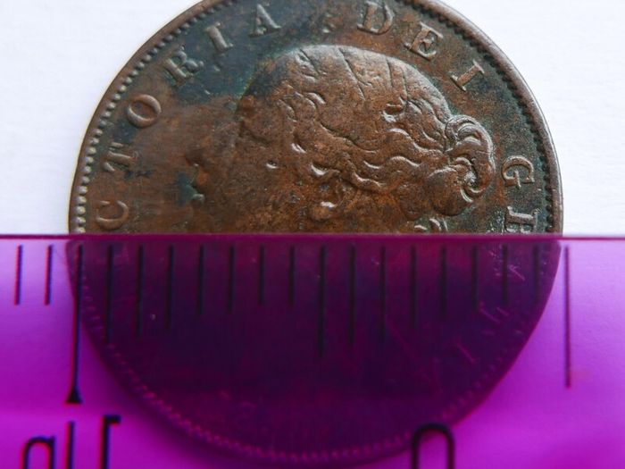 1853  Great Britain 1/2 Half Penny Queen Victoria