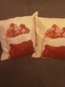 Christmas Cushion Covers with Filler ..  Price Drop