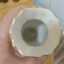 6" Pembroke Edwardian Flower Vase (Gold Trim) by AYNSLEY Fine Bone china in Excellent condition Image 8