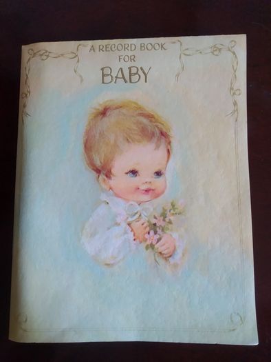 Collectible Vintage Hallmark Baby Record Book