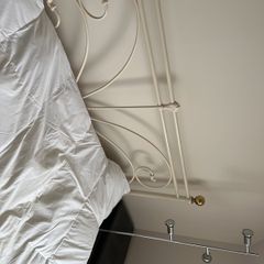 Double bed frame and mattress