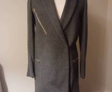 VANESSA Bruno Coat French Designer Wool Coat uk8