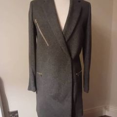VANESSA Bruno Coat French Designer Wool Coat uk8