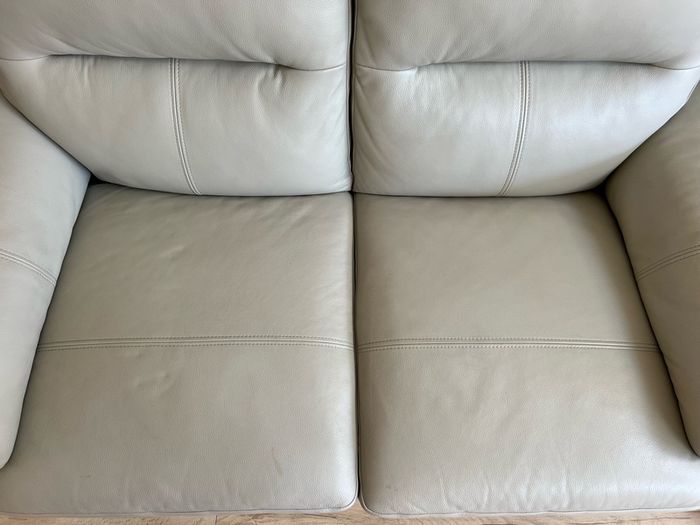 Full Italian leather - two seater sofa.