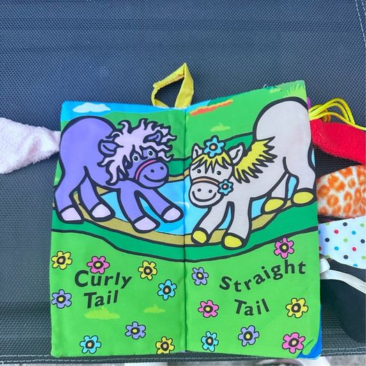 jollybaby soft book Brand New Pony Tail