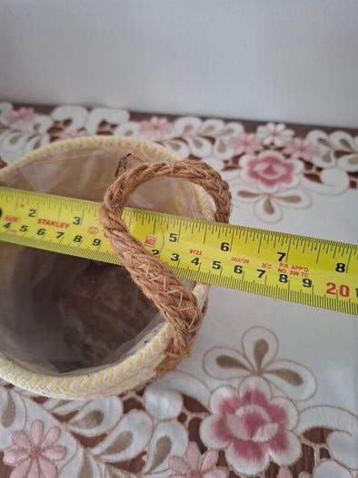 Sea-Grass Rattan Wicker Planter Basket