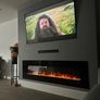 60 inch Electric Fireplace Recessed and Wall Mounted Fireplace Heater RRP899 Image 2
