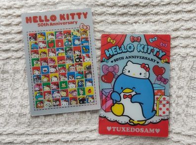 Sanrio Characters Hello Kitty 50th anniversary anime cards manga bandai Tuxedosam
