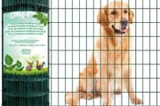 Garden Home 1M X 25M Green Wire Mesh Fencing RAL6005 PVC Coated 100 x 75mm Mesh Size 2.2mm Wire Diameter Galvanized Wire Fence Roll Poultry Netting Chicken Wire Hardware Cloth (FREE POSTAGE)