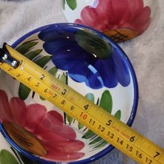 Vintage Ceramic Hand-painted Cabo Bowl set