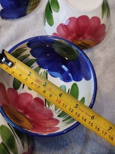 Vintage Ceramic Hand-painted Cabo Bowl set