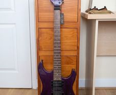 Squier by Fender Stagemaster Electric Guitar, Neon Purple, Perfect Condition