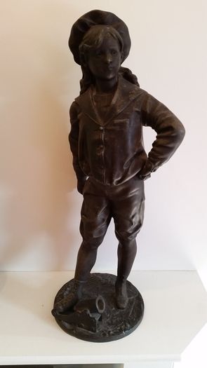 Extremely rare A J Lavergne sculpture