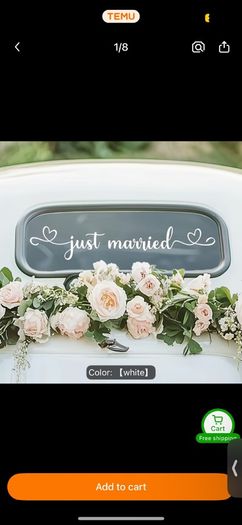 Just married