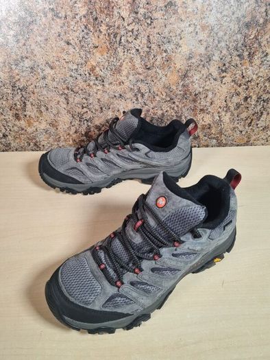 mens MERRELL MOAB 3 GTX gore-tex walking hiking shoes trainers vibram soles Size UK 10 Eu 44.5