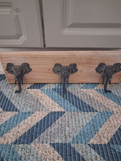Elephant 3 Tier Coat Rack