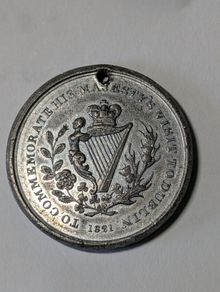 1821 Medal visit to Dublin.