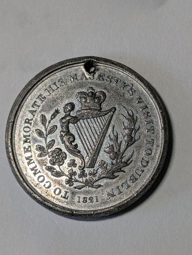 1821 Medal visit to Dublin.