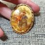 Vintage Fragonard Limoges-Style Cameo Brooch Image 3