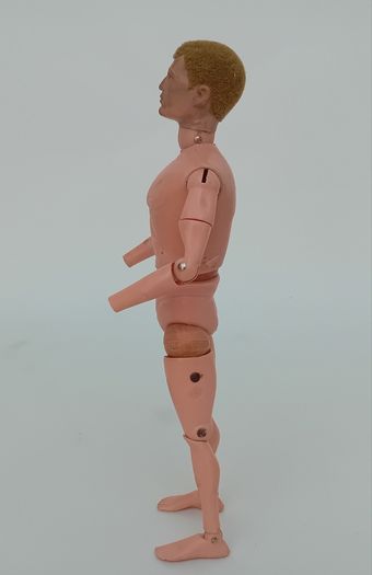 Palitoy Action Man Blonde Flocked Hair Painted Eyes Figure
