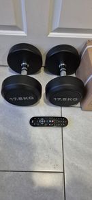 brand new 2x17.5kilo dumbbells