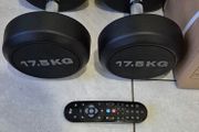 brand new 2x17.5kilo dumbbells